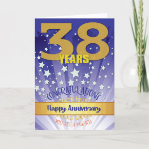 38 Jaar Hersteljubileum Vet Numeriek Kaart