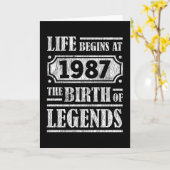 38 jaar oud 1987 Geboorte van de legende 38e verja Kaart (Gele Bloem)