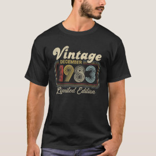 38 jaar oud 38 jaar december 1983 t-shirt