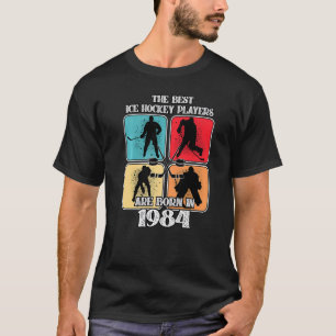 38 Jaar Oud IJshockeyspeler 1984 38e Verjaardag V T-shirt