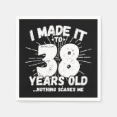 38 Jaar Oud Sarcastisch Meme Grappig 38e Verjaarda Servet (Voorkant)