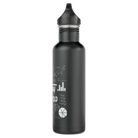 38 jaar oude Bday Wiskunde Teacher 38ste verjaarda Waterfles (Rechts)