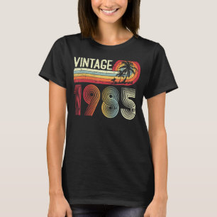 38 jaar Oude Mannen Vrouwen 1985 Retro 38th Birth T-shirt