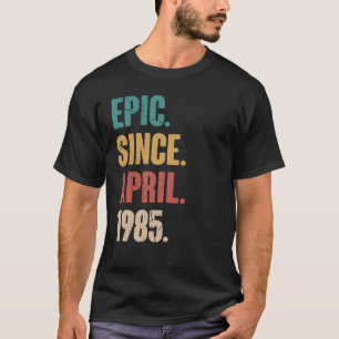 38 jaar oude Vintage 1985 38e verjaardag T-shirt