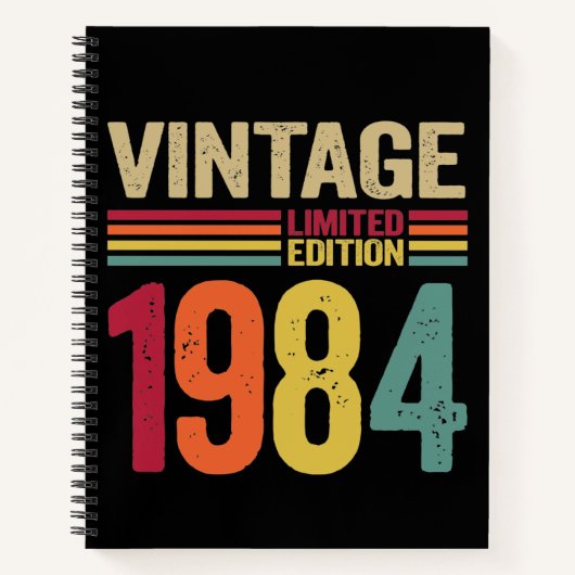 38-jarige cadeautjes 1984 38e verjaardag notitieboek (Voorkant)