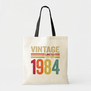 38-jarige cadeautjes 1984 38e verjaardag tote bag