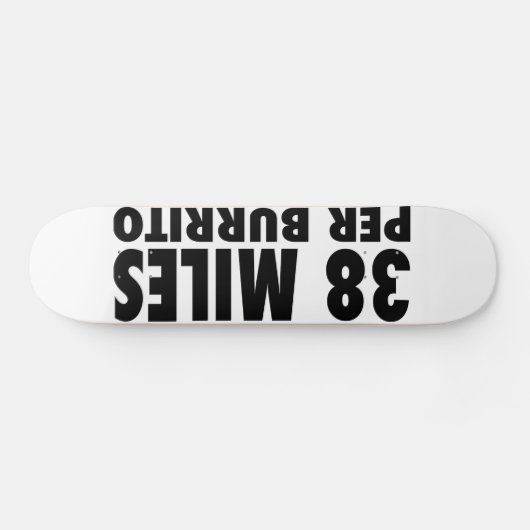 38 mijl per karton van Burrito Skateboard (Horizontaal)