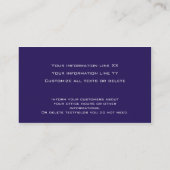 38 Moderne, professionele Visitekaartje, kleur Visitekaartje (Achterkant)