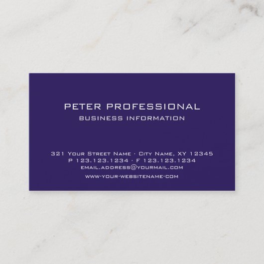 38 Moderne, professionele Visitekaartje, kleur Visitekaartje (Voorkant)