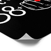 38 Plus 1 middelvinger 39e verjaardag ring voor vr Poster (Hoek)