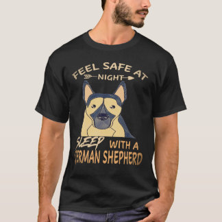 38 Voel je veilig 's nachts Slaap met een Duitse h T-shirt