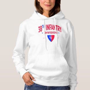 38e Infanteriedivisie - Amerikaanse Militaire Vrou Hoodie