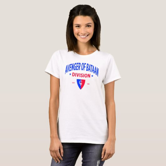 38e Infanteriedivisie - Amerikaanse Militaire Vrou T-shirt (Voorkant volledig)