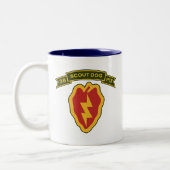 38e IPSD - 25e infanterie Tweekleurige Koffiemok (Links)