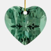 38e Jubileum voor bruiloft Beryl Keramisch Ornament (Achterkant)