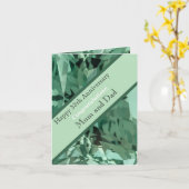 38e Jubileum voor bruiloft Green Beryl Kaart (Gele Bloem)