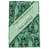 38e Jubileum voor bruiloft Green Beryl Medium Cadeauzakje (Voorkant)