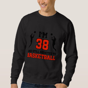 38e verjaardag 38 jaar oude basketballer trui