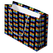 38e verjaardag: Fun Rainbow Event Nummer 38 Patroo Groot Cadeauzakje (Voorkant Gekanteld)