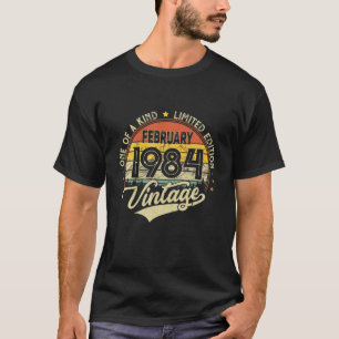 38e verjaardag geeft 38 jaar oude Retro in febru T-shirt