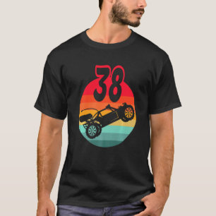 38e verjaardag I Racing Gaming I afstandsbediening T-shirt
