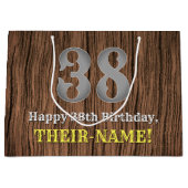 38e verjaardag: Western geïnspireerde kijk in het  Groot Cadeauzakje (Voorkant)