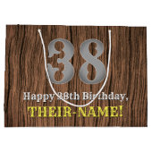 38e verjaardag: Western geïnspireerde kijk in het  Groot Cadeauzakje (Achterkant)