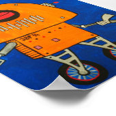 38p 3/4 .....koelste robot in de galxy poster (Hoek)