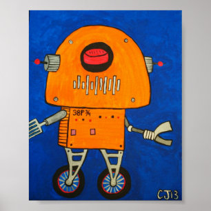 38p 3/4 .....koelste robot in de galxy poster