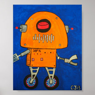 38p 3/4 .....koelste robot in de galxy poster