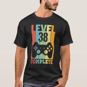 38ste Verjaardag Dames Mannen Niveau 38 Jaar 1984 T-shirt