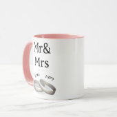 38ste verjaardag van de ontmoeting tussen de heer  mok (Voorkant links)