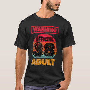 38th Birthday Retro Distress  1984 38Yrs Ol T-shirt