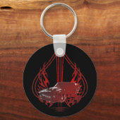 395 Mustang Pinstripe Sleutelhanger (Voorkant)