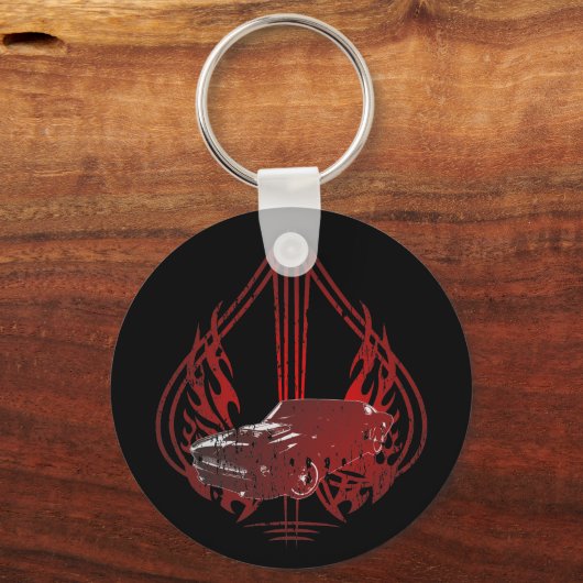 395 Mustang Pinstripe Sleutelhanger (Voorkant)