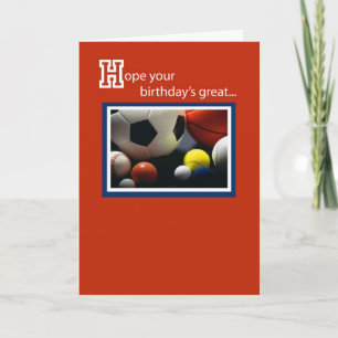 3968 Birthday All Sports Kaart