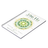 396 Hz Solfeggio Frequentie Notitieboek – Bevrijd (Linkerzijde)