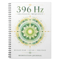 396 Hz Solfeggio Frequentie Notitieboek – Bevrijd