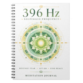 396 Hz Solfeggio Frequentie Notitieboek – Bevrijd