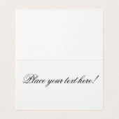 3975-Pink & White Rose Verjaardag Kaart (Binnenkant ongevouwen)