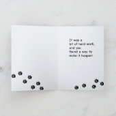 3983 Pug van de humor, Bedankt, Gedaan Werk Bedankkaart (Binnen)