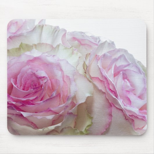 3998 - Roze en witte rozen Muismat (Voorkant)