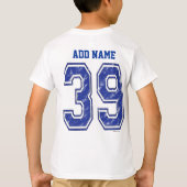 39 Aangepast Jersey T-shirt (Achterkant)