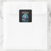 39 Beagle Moeder Koeler Vierkante Sticker (Tas)