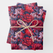 #39 Bloemen patroon Inpakpapier Vel (In situ)