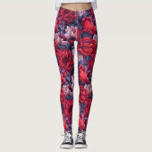 #39 Bloemen patroon Leggings (Voorkant)