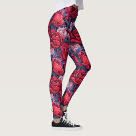 #39 Bloemen patroon Leggings