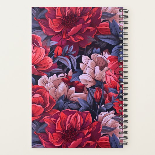 #39 Bloemen patroon Planner (Achterkant)