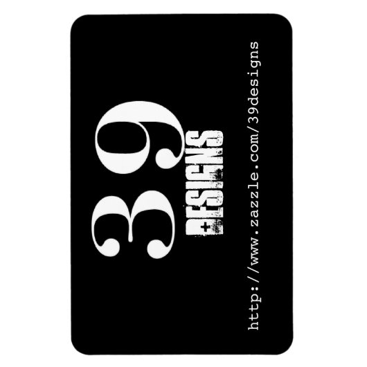 39 Desings magneet bumper sticker (Verticaal)