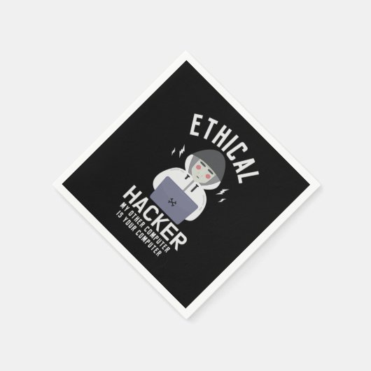 39.Ethische hacker Deze computer is uw kompas Servet (Hoek)